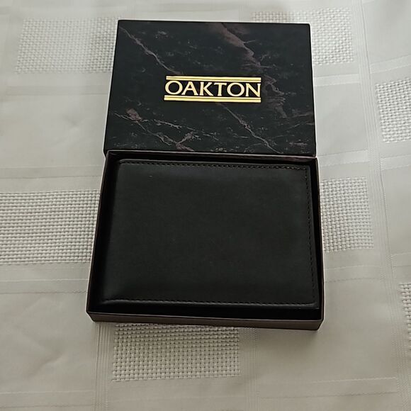 Oakton Men's Fina Wallet Dark Brown - Picture 7 of 16